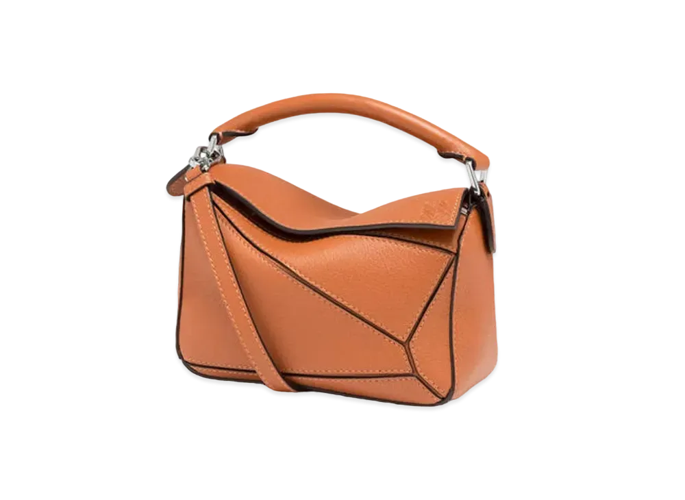 LOEWE Mini Puzzle Bag In Soft Grained Calfskin "Light Caramel"