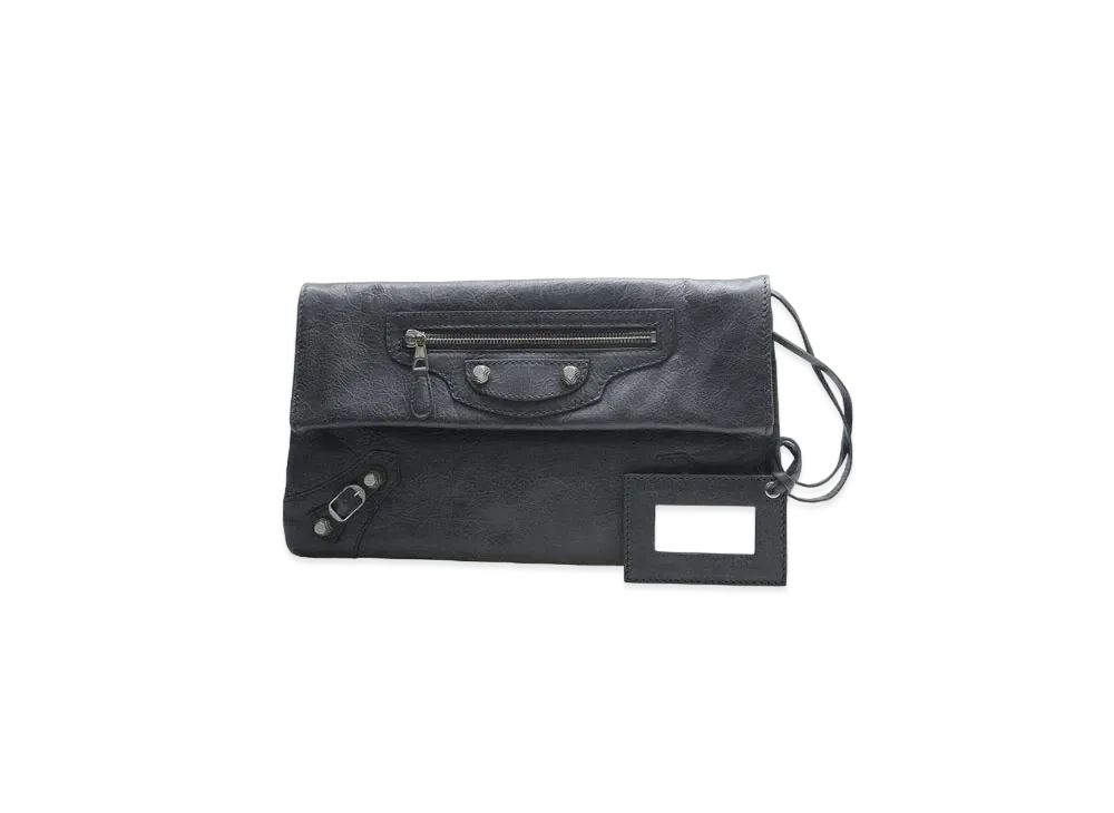 BALENCIAGA Handbag Lambskin "Grey"
