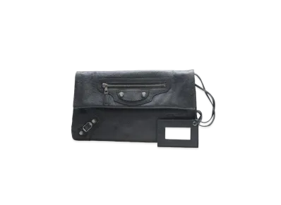 BALENCIAGA Handbag Lambskin "Grey"