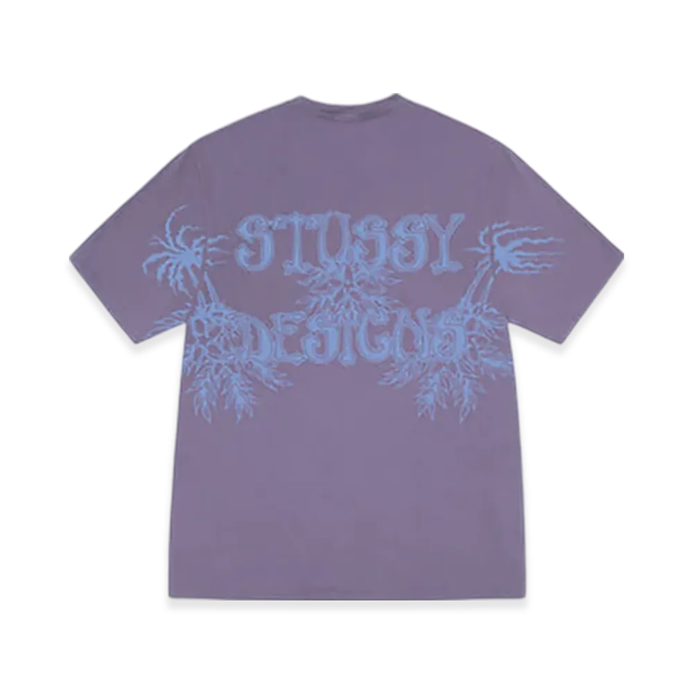 Stussy Wes Palms Tee Pigment Dyed "Grape"