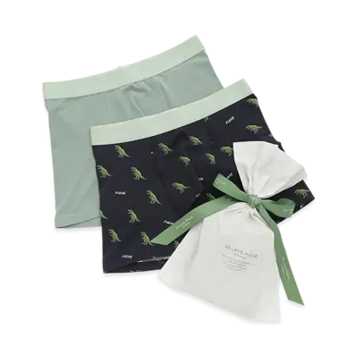 GELATO PIQUE Homme Dinosaur Print Underwear "Navy"