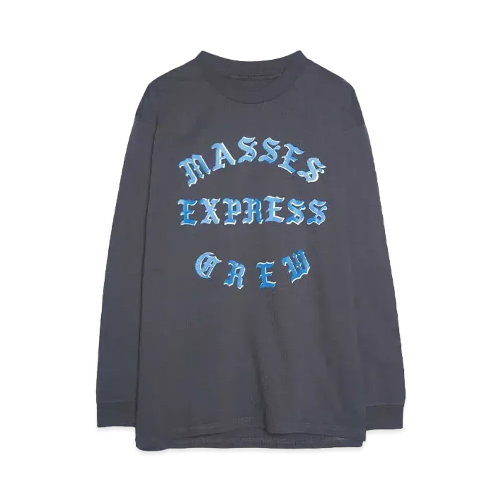 MASSES T-SHIRT L/S EXPRESS "CHARCOAL"