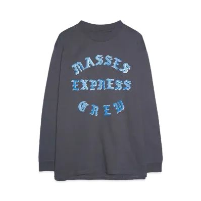 MASSES T-SHIRT L/S EXPRESS "CHARCOAL"