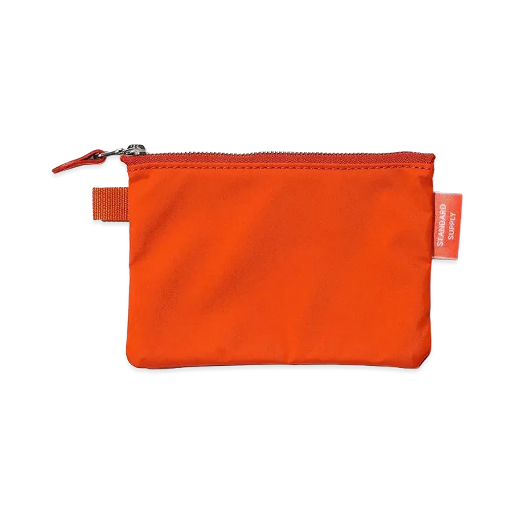 bPr BEAMS x STANDARD SUPPLY Flat Pouch "Beams Orange"