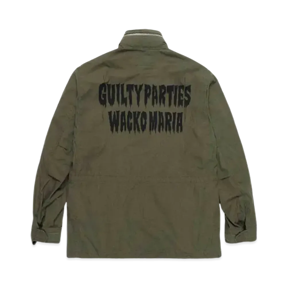 WACKO MARIA M-65 BACK LOGO JACKET "Khaki"