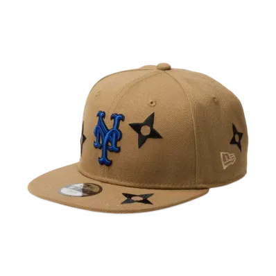 NEW ERA Youth 9Fifty MLB Flower Embroidery New York Mets "Khaki"
