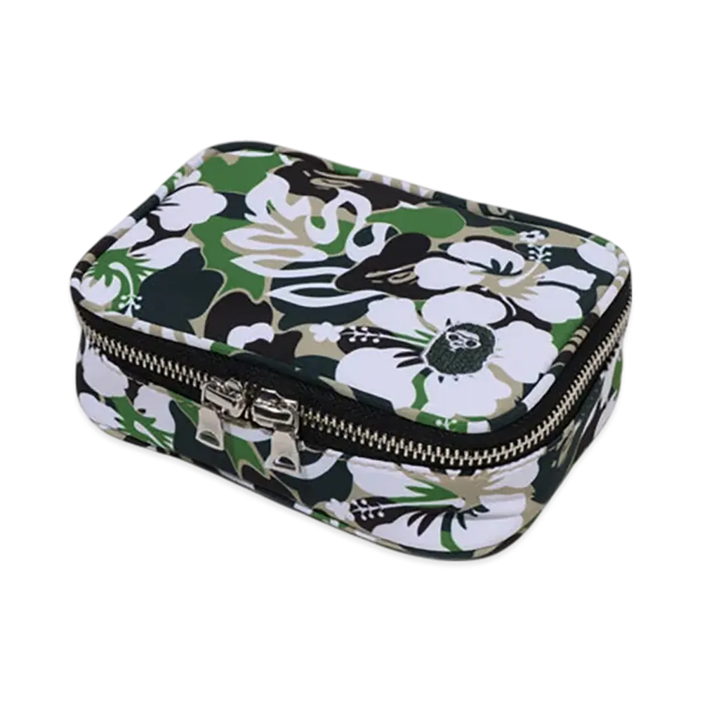 A BATHING APE ABC Resort Camo Amenity Pouch "Green"