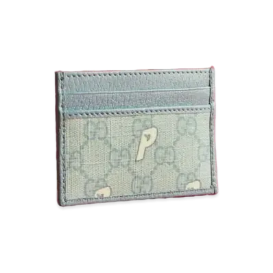 PALACE GUCCI GG-P Supreme Card Case "Pale Blue"