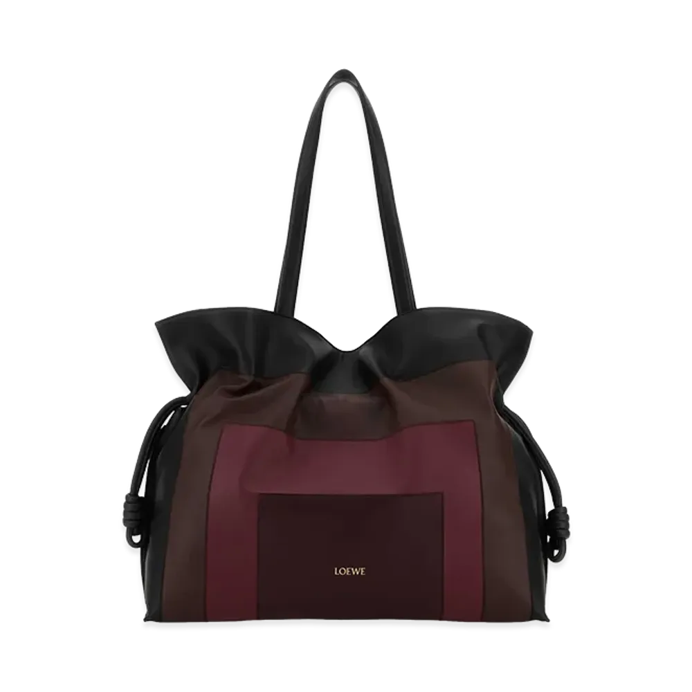 LOEWE Women's Nappa Leather X Josef E Anni Albers Flamenco Xl Clutch "Multicolor"