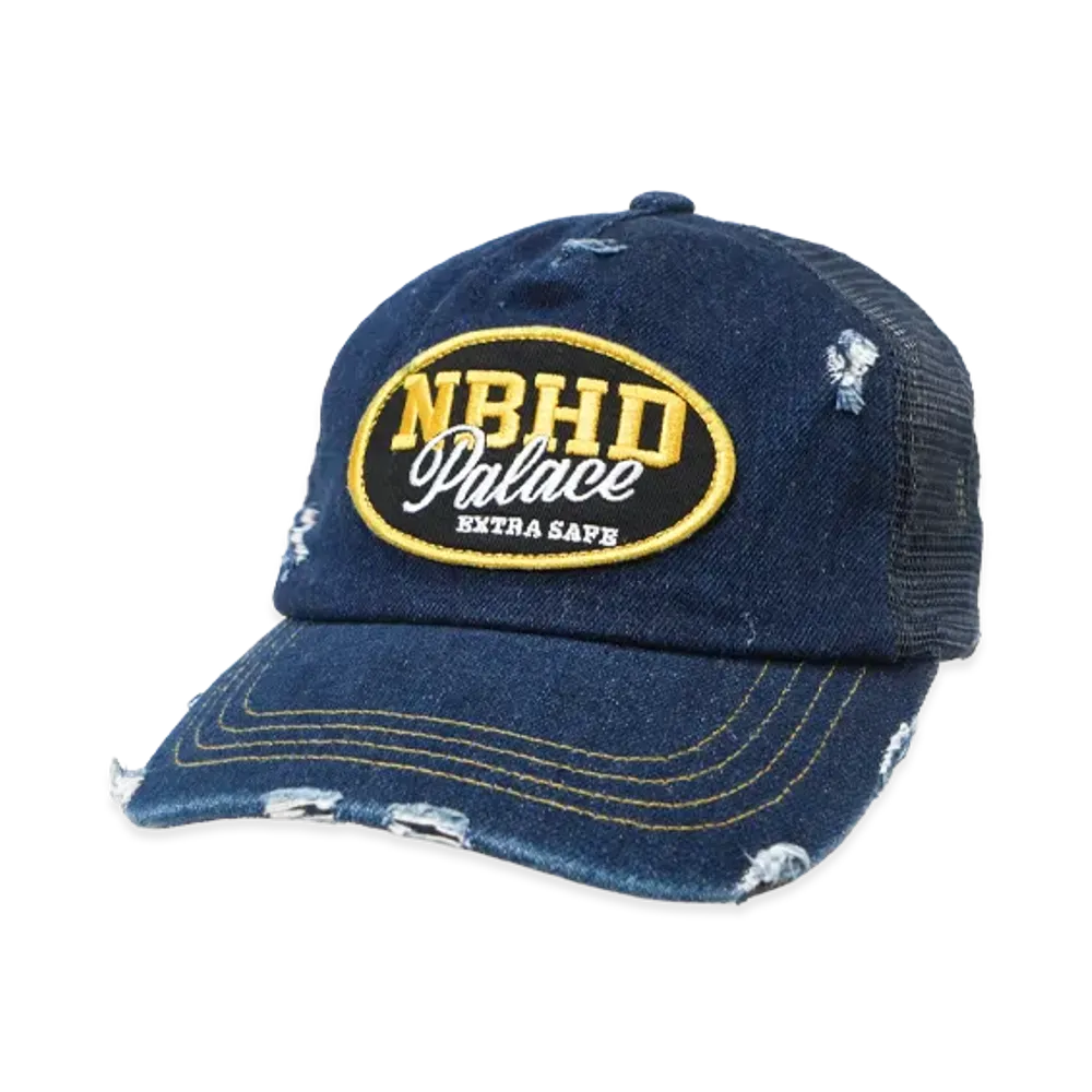PALACE x NEIGHBORHOOD Mesh Trucker "Blue Denim"