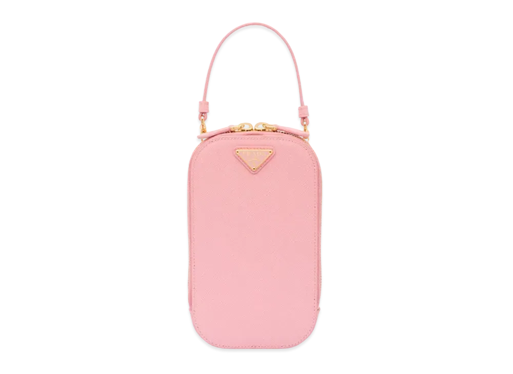 PRADA Saffiano Leather Mini Bag "Pink"