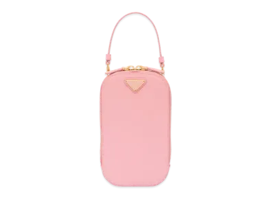 PRADA Saffiano Leather Mini Bag "Pink"