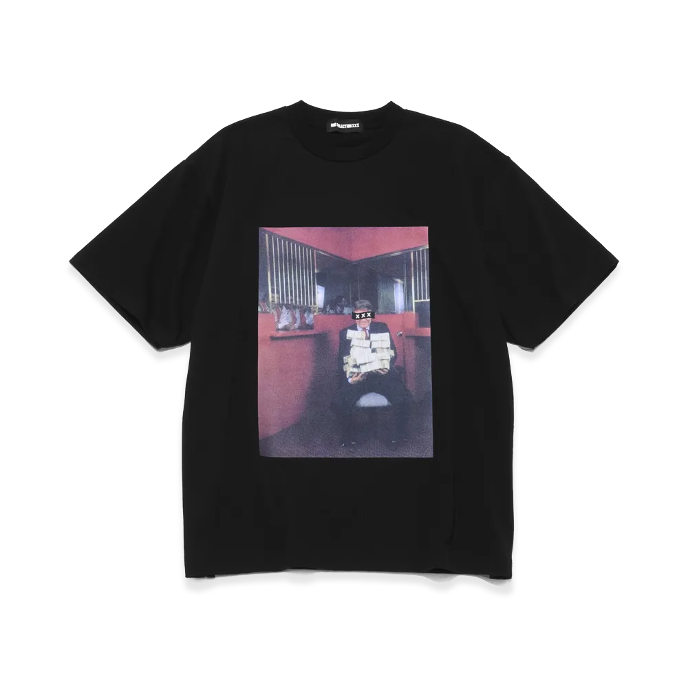 GOD SELECTION XXX Box Logo "Cash" Photo Tee GX-S26-ST-21 "Black"