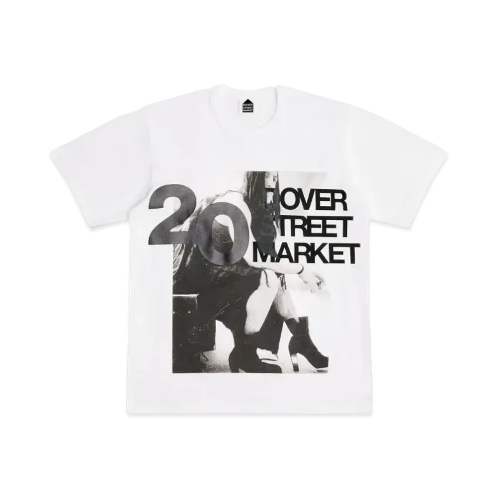 Dover Street Market London x Rick owens 20th Anniversary Tee "White"