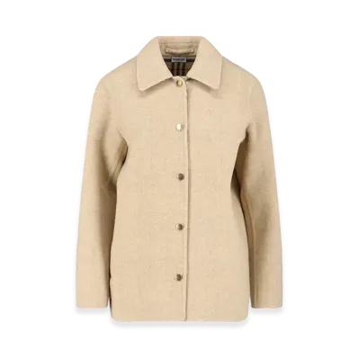 Burberry Women's Jackets "Checked/Beige"