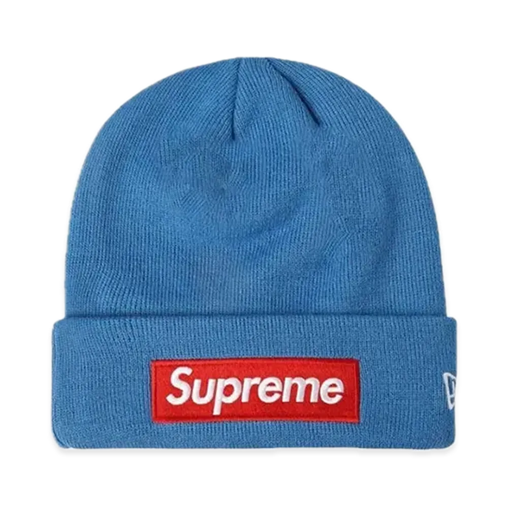 Supreme New Era Box Logo Beanie "Blue"