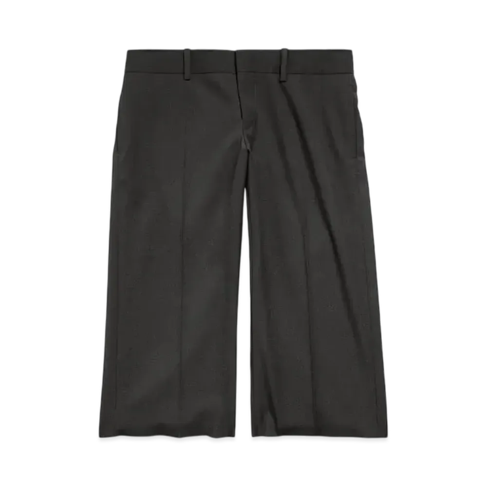 BALENCIAGA Women's Low Waist Capri Pants "Black"