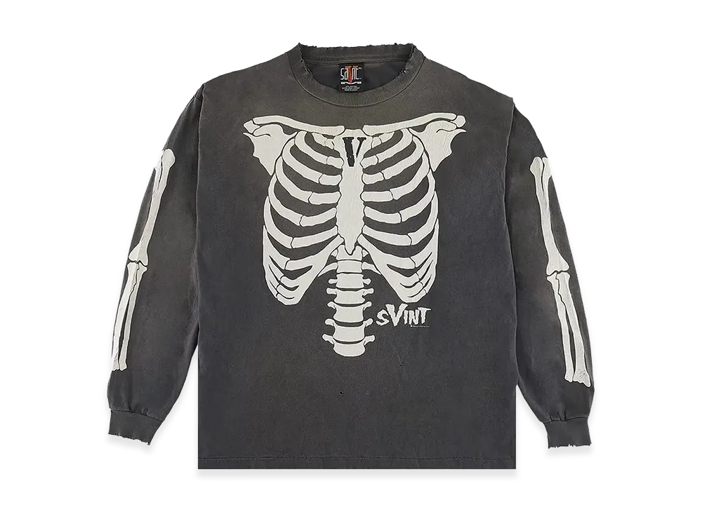 SAINT Mxxxxxx VLONE L/S T-Shirt Bone "Black"