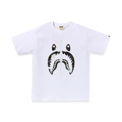A BATHING APE City Camo Shark Tee "White"