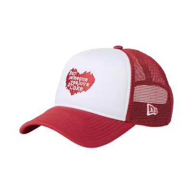 NEW ERA x Coca-Cola x Kosuke Kawamura 9Forty A-Frame Trucker "White/Scarlet"