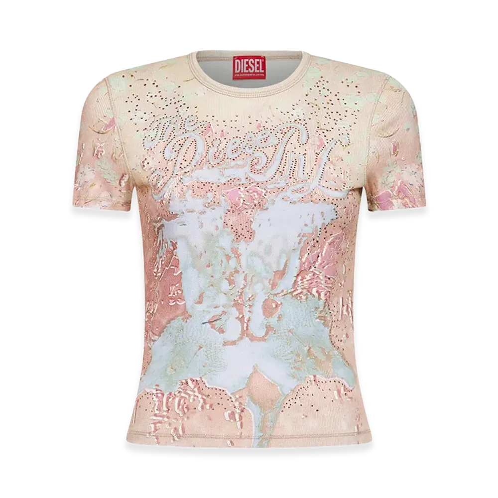 Diesel Women's T-Shirts "Pink"