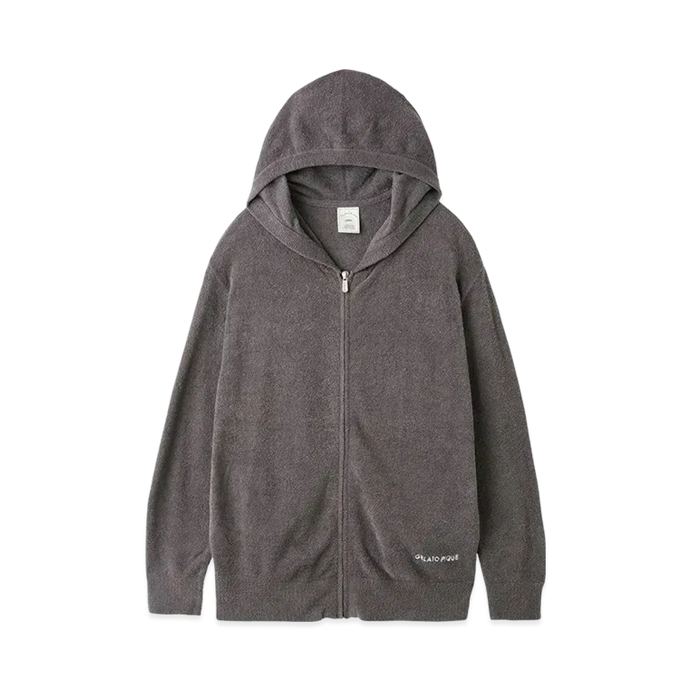 GELATO PIQUE Smoothy Lite Hoodie "Dark Gray"