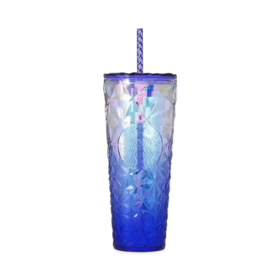 STARBUCKS Holidays 2024 Logo Cold Cup Tumbler Gradient 710ml "Blue"