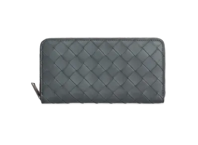 Bottega Veneta Zip Around Wallet "Thunder"