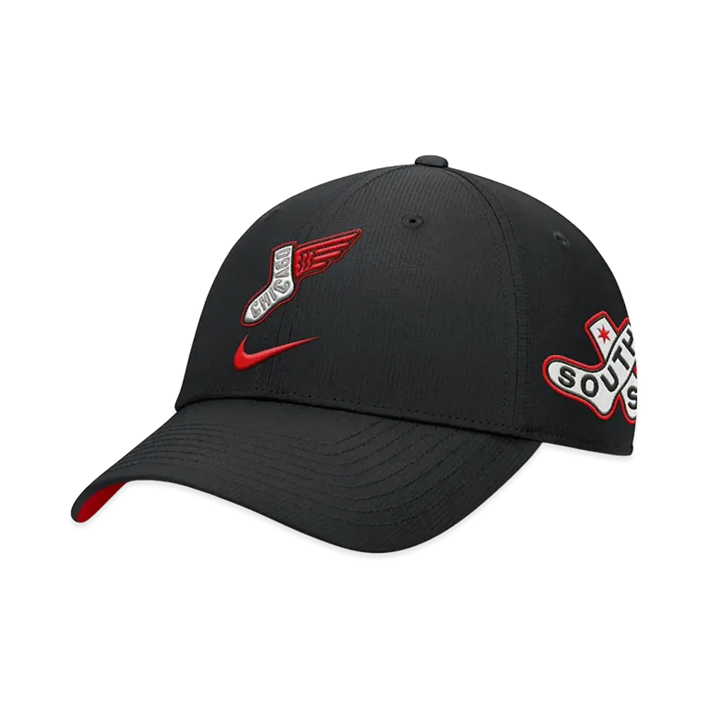MLB x Nike White Sox City Connect Undervisor Poly Ripstop Cap "Black"