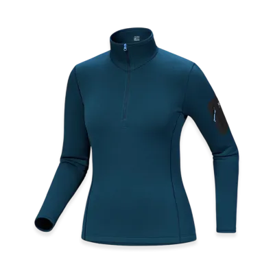 ARC'TERYX Women's Kyanite Baselayer Zip Neck "Midnight Frost" X000009065