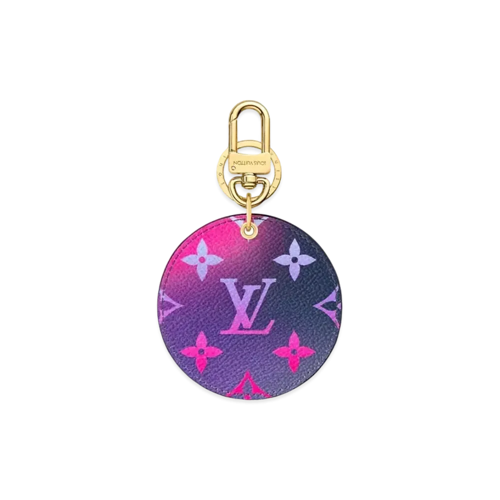Louis Vuitton Illustre Bag Charm And Key Holder "Midnight Fuchsia"