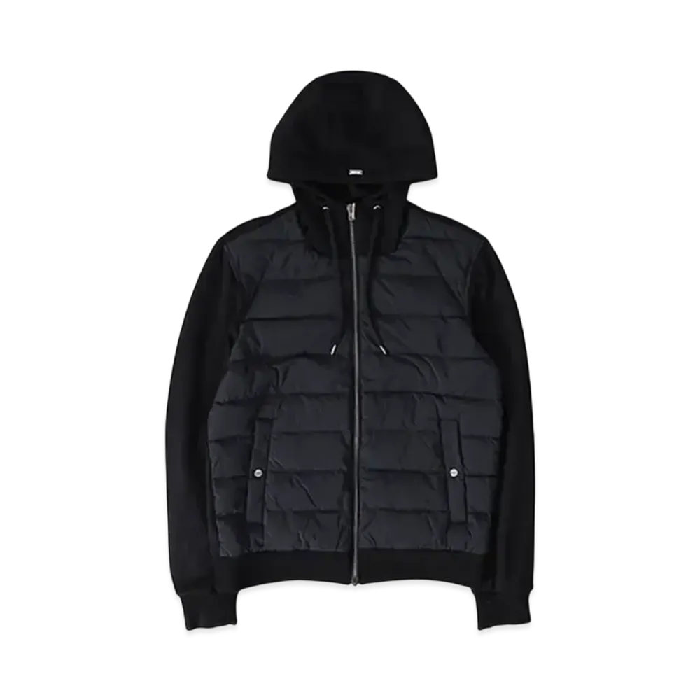 Herno Hooded Padded Jersey Blouson Parka "Black" JP00013UR