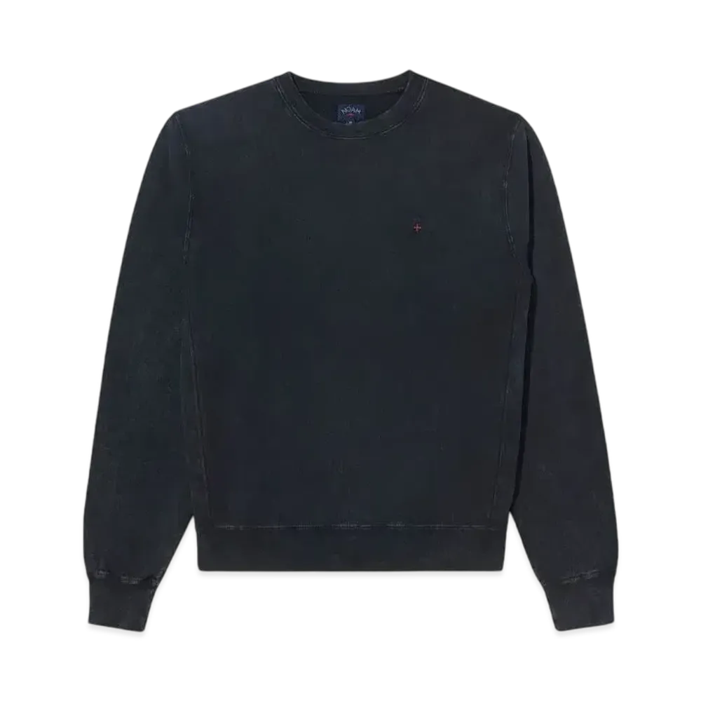 Noah Salt Wash Crewneck "Black"