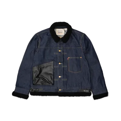 sacai x Levi's Men's Sherpa Jacket "Indigo"