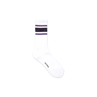 WACKO MARIA Logo Jacquard Socks "Purple"