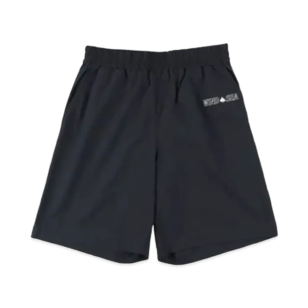 WIND AND SEA x THRASHER magazine Nylon Shorts "Navy"