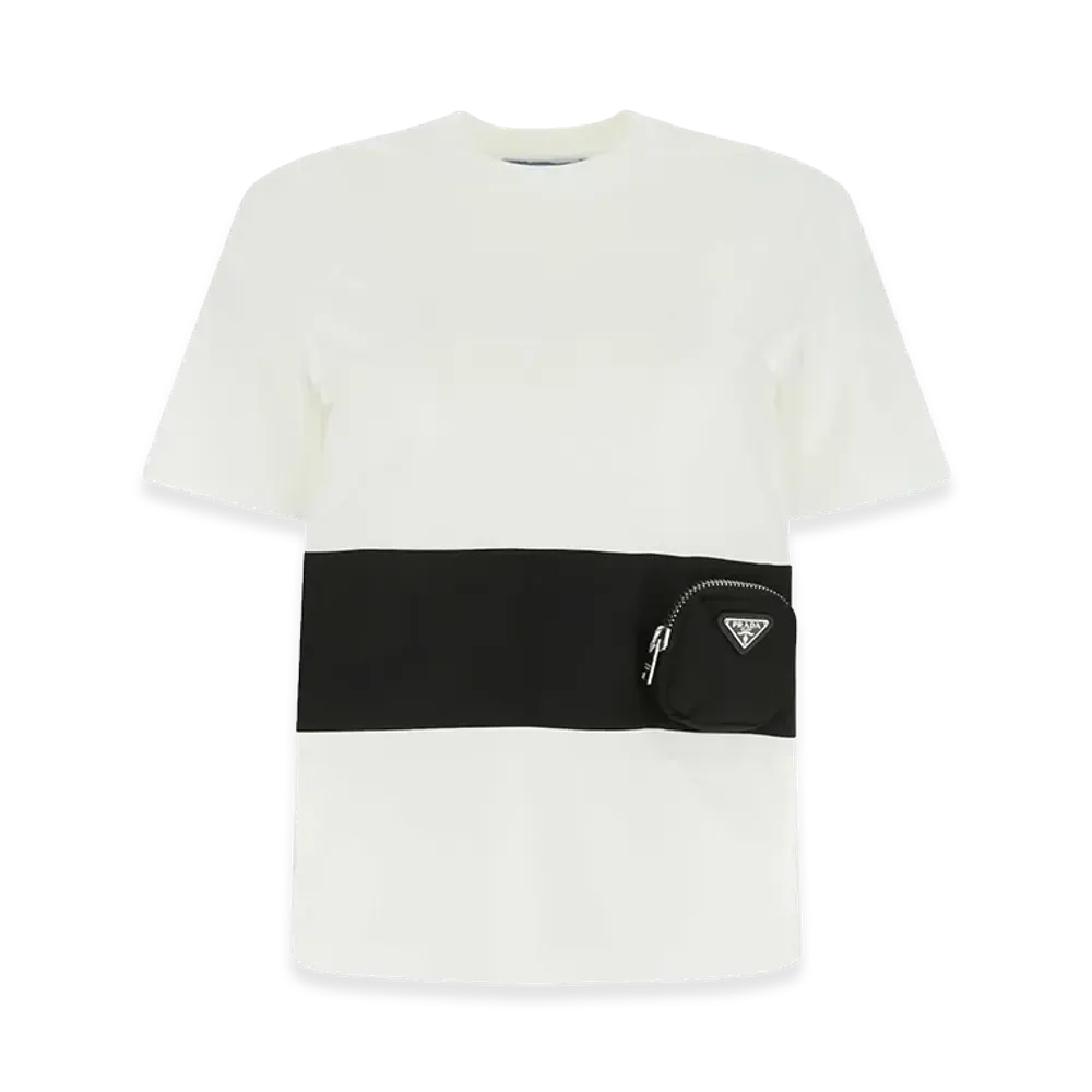 PRADA Wonen's Cotton T-Shirt "White"