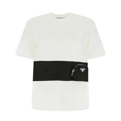 PRADA Wonen's Cotton T-Shirt "White"