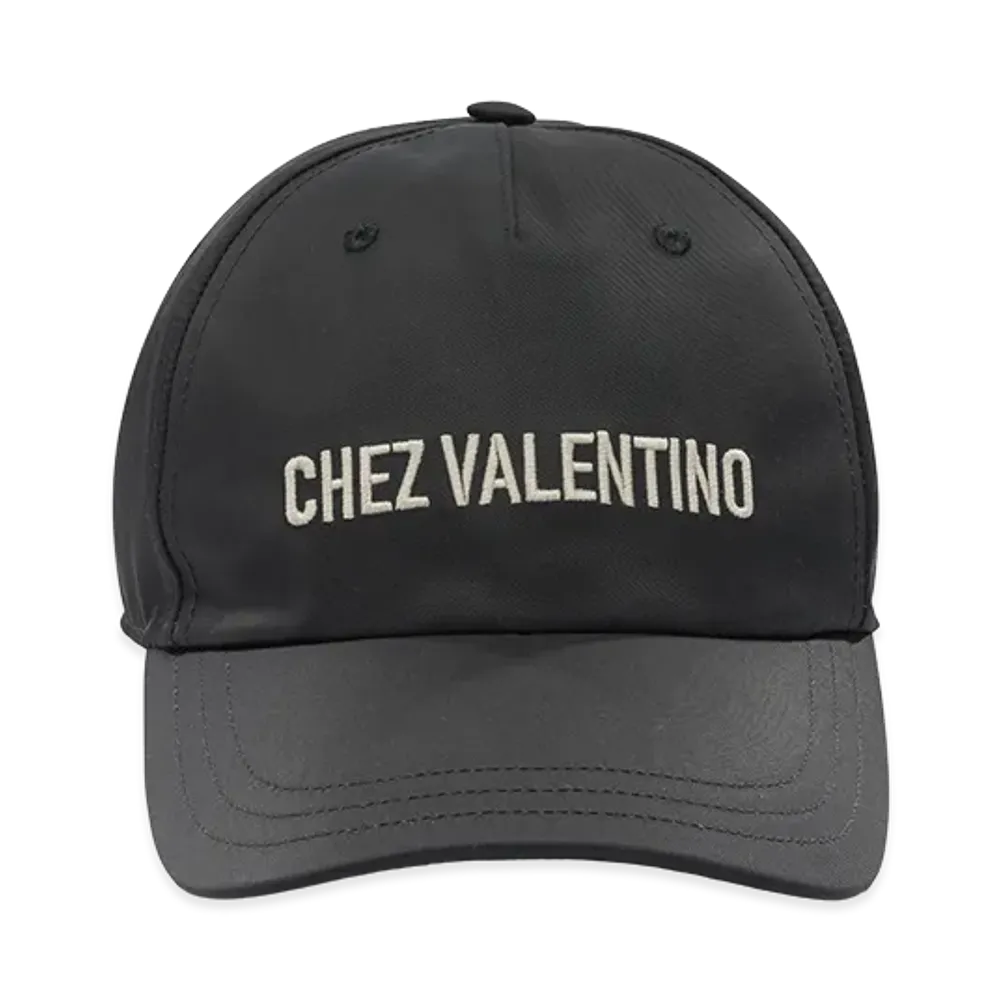 Valentino Baseball Cap With Logo "Black"