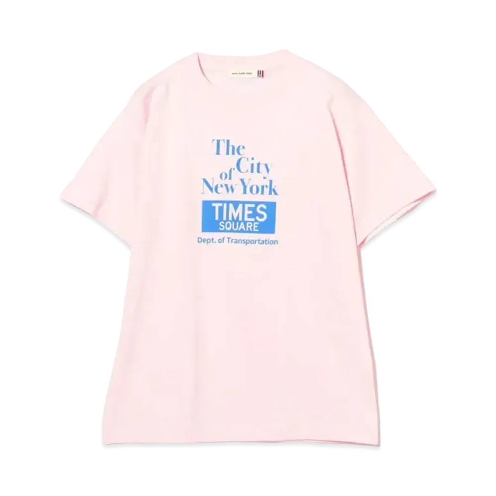 GOOD ROCK SPEED x Ray BEAMS / Exclusive NYC Tee "Light Pink"