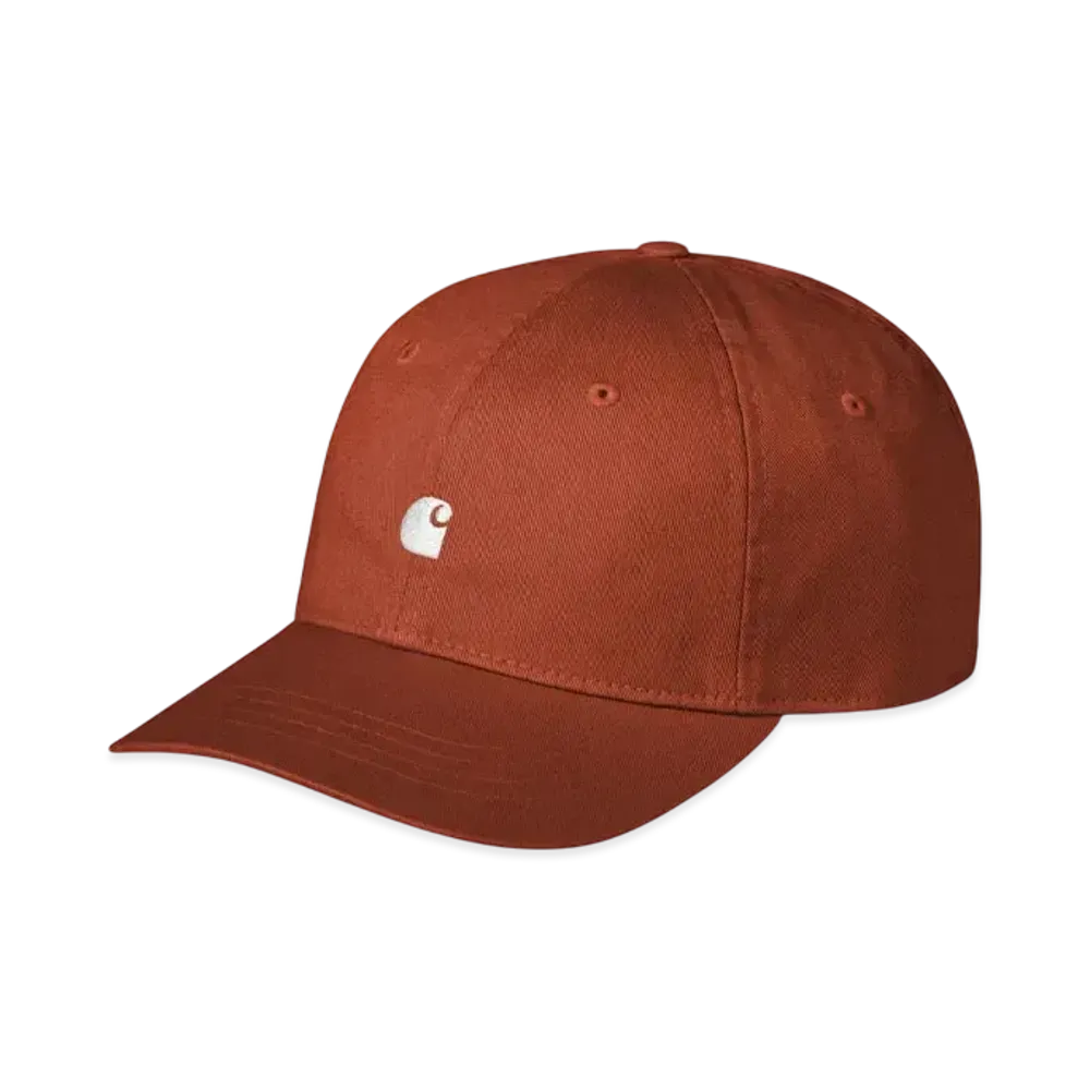 Carhartt WIP Madison Logo Cap "Vermillion / White"