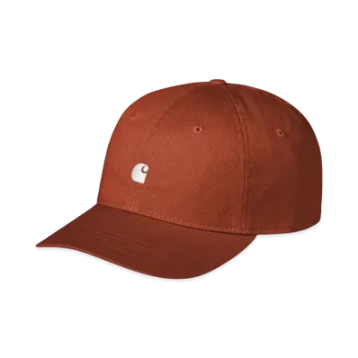Carhartt WIP Madison Logo Cap "Vermillion / White"