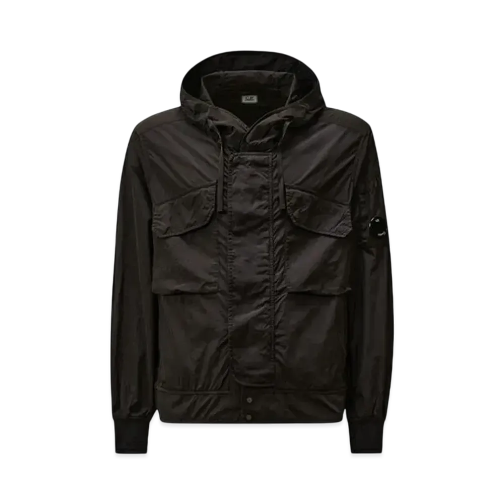 C.P. Company Chrome-R Hooded Lens Jacke "Total Eclipse Blue"