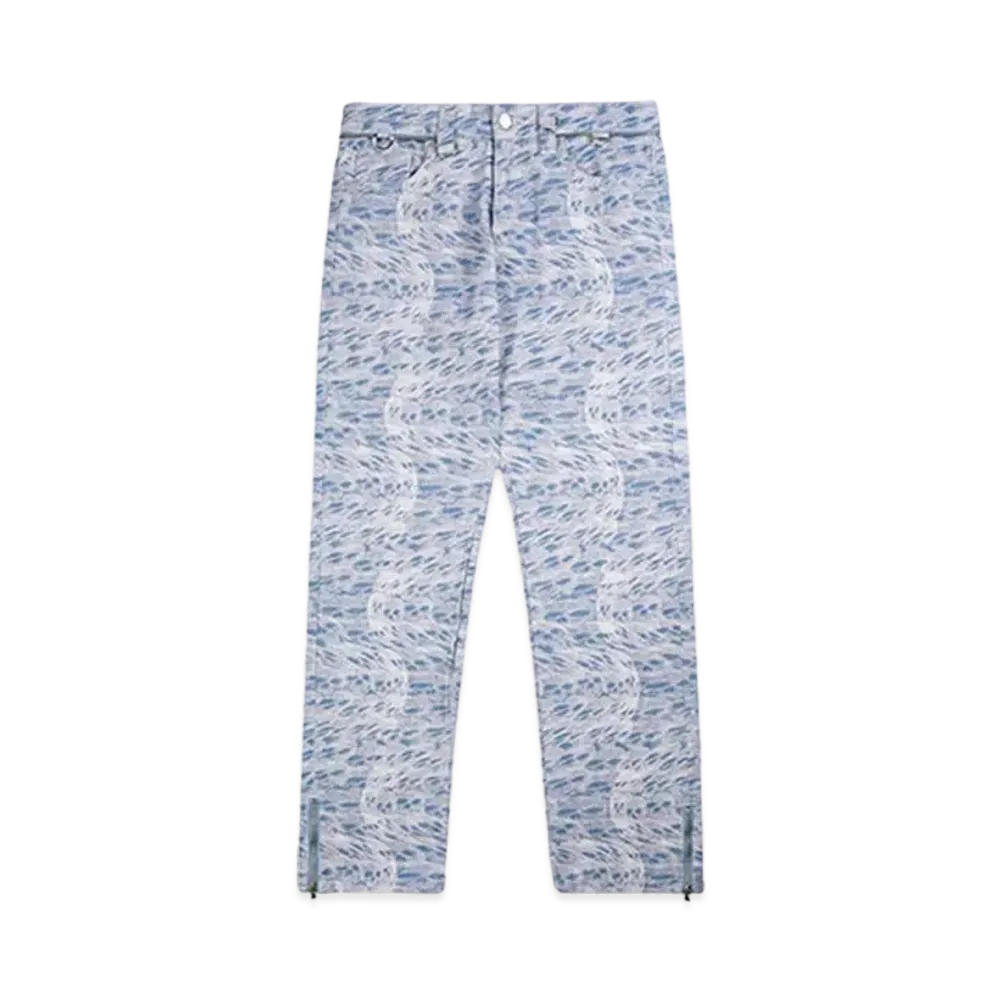 A GOOD BAD INFLUENCE THE ORIGINAL SKULL CAMO DENIM JEAN "BLUE"