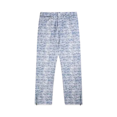 A GOOD BAD INFLUENCE THE ORIGINAL SKULL CAMO DENIM JEAN "BLUE"