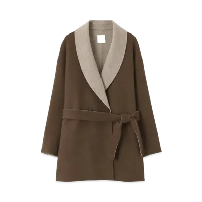 Paul Smith Women's Wool River Coat "Brown"