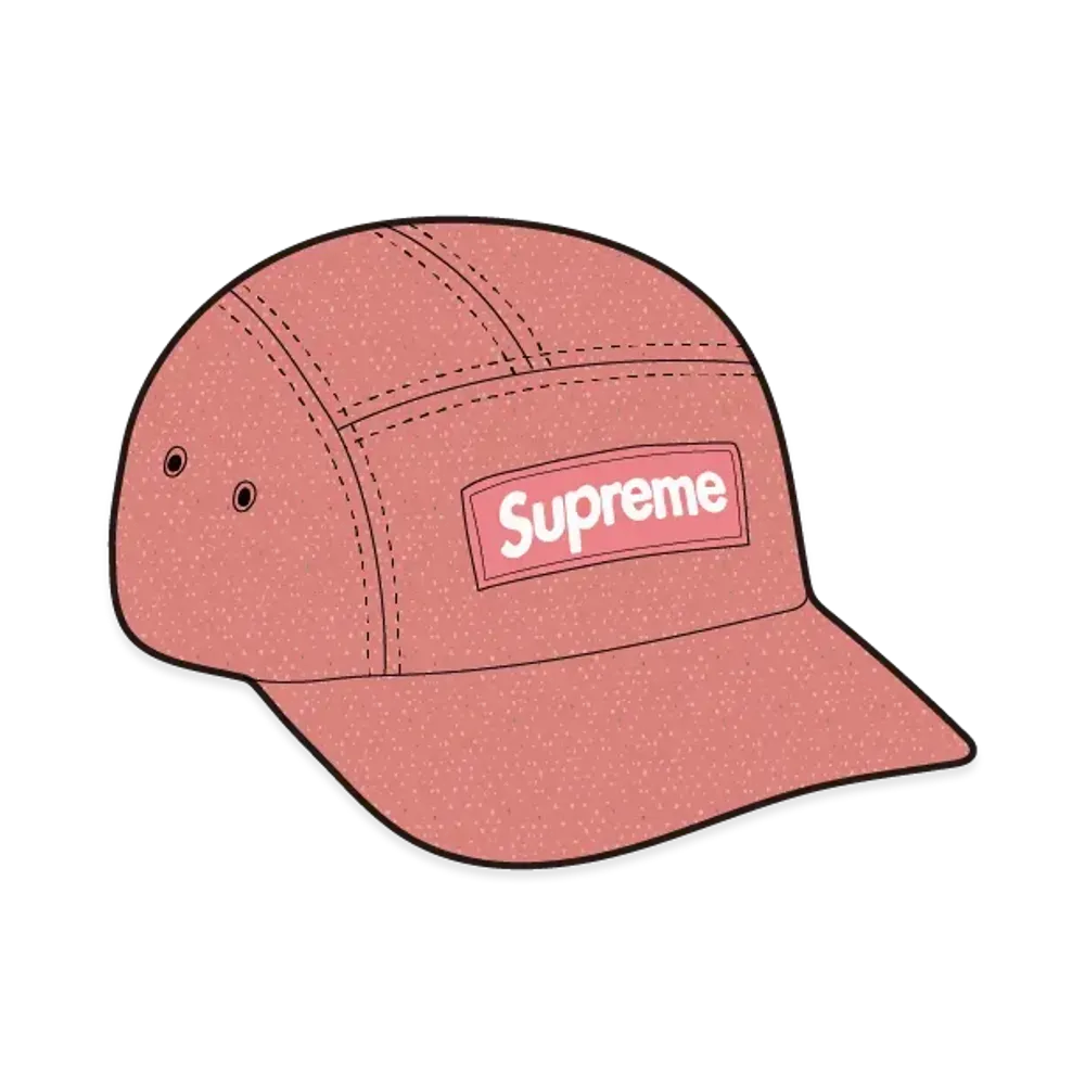 Supreme Denim Camp Cap "Pink"