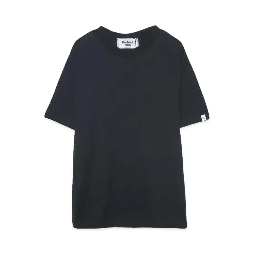 Perfect ribs Short Sleeve T Shirts "Vintage Black"