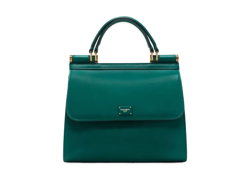 Dolce&Gabbana Sicily 58 Bag Medium Calfskin "Green"