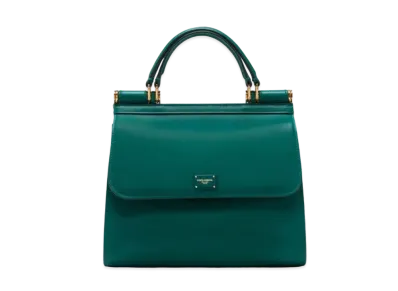 Dolce&Gabbana Sicily 58 Bag Medium Calfskin "Green"